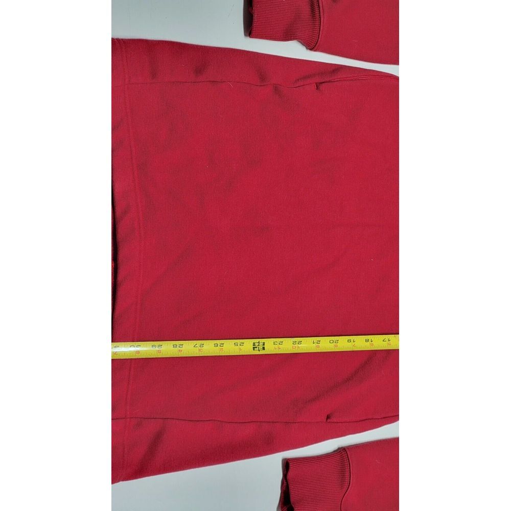 Athleta Cozy Karma Sweater‎ Dress Soft Plush Lined Pockets Red Womens XS - Picture 4 of 9